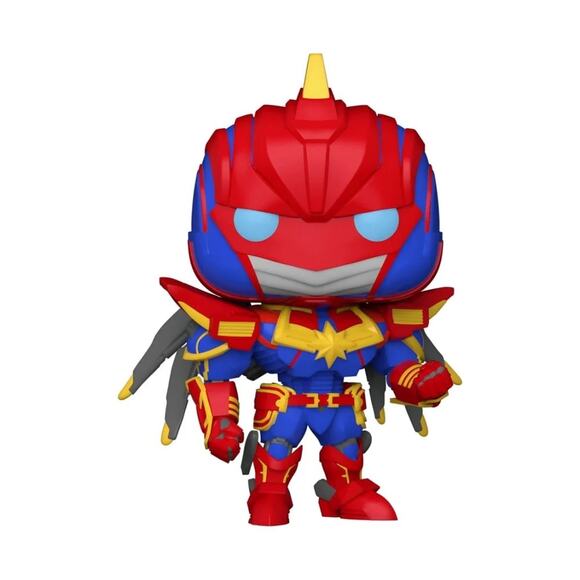 Funko Pop Captain Marvel #831 Marvel Avengers Mech Strike - Picture 2 of 8
